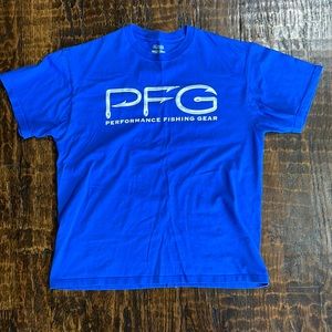 L Royal Blue Columbia PFG Men’s T-shirt